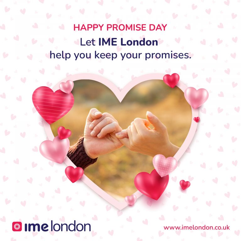 Happy promise day from IME London